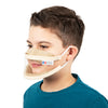 Cream Transparent Mask - Elastic - Size XS - (5.50 € / pc)