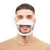 Masque Transparent Blanc - élastiques - Taille M - (3,70€/pc)